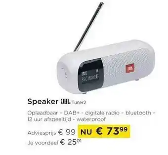 Speaker jbl tuner2