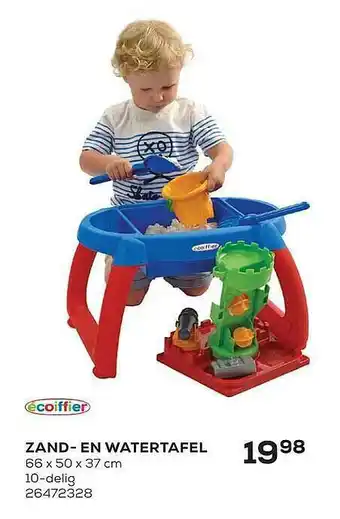 Ecoiffier zand- en watertafel
