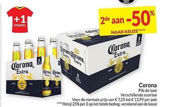 Intermarché Corona pils de luxe aanbieding