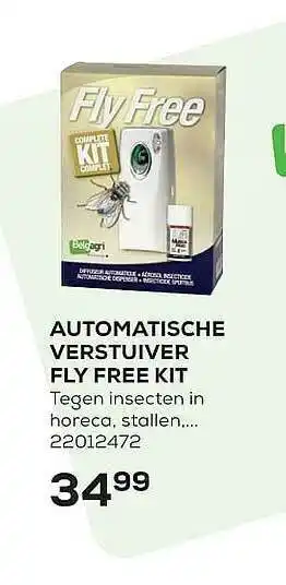 Automatische verstuiver fly free kit