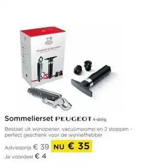 Molecule Sommerlierset peugeot 4-delig aanbieding