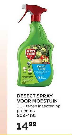 Supra Bazar Desect spray voor moestuin aanbieding