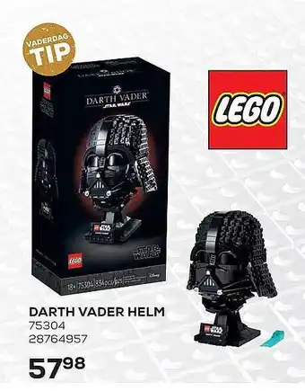 Supra Bazar Darth vader helm lego aanbieding