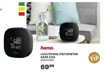 Hama luchtkwaliteitsmeter safe co2