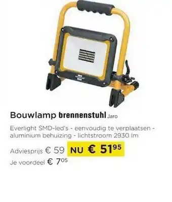 Bouwlamp brennenstuhl jaro