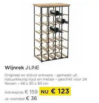 Molecule Wijnrek j-line aanbieding