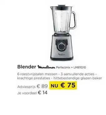 Blender moulinex perfectmix + lm811d10