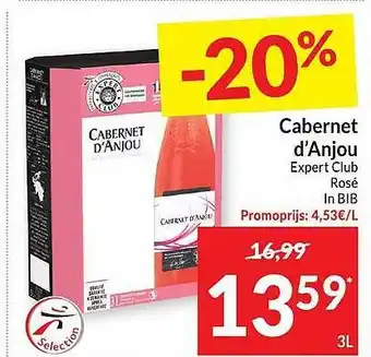 Intermarché Cabernet D'anjou Expert Club aanbieding