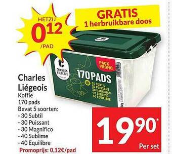 Intermarché Charles liégeois koffie aanbieding