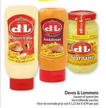 Intermarché Devos & Lemmens Sauzen Of Specerijen aanbieding