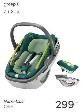 Baby & Tiener Maxi-cosi coral aanbieding