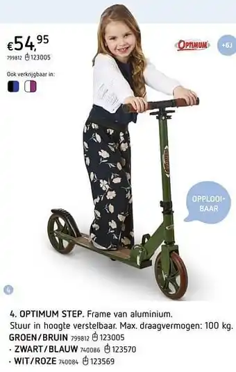Dreamland Optimum step groen-bruin 100kg aanbieding