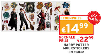 Trafic Harry Potter Muurstickers aanbieding