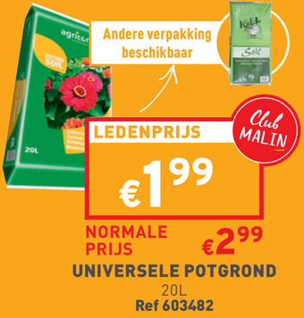 Trafic Universele Potgrond 20L aanbieding