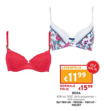 Trafic Beha 85B tot 105C aanbieding