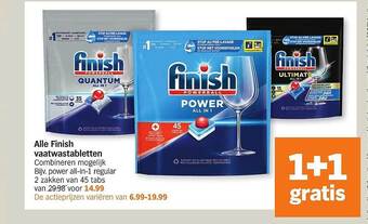 Albert Heijn Finish vaatwastabletten aanbieding