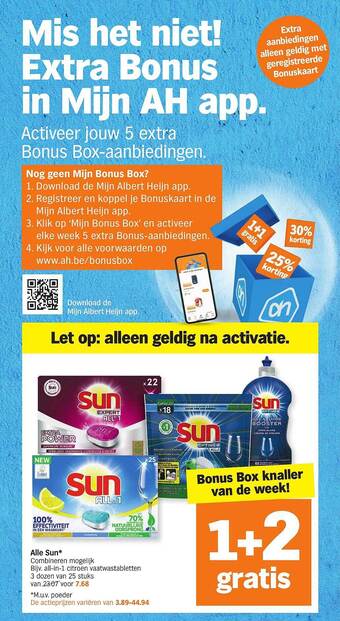 Albert Heijn Sun aanbieding