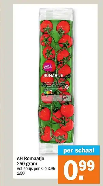 Albert Heijn Ah romaatje aanbieding