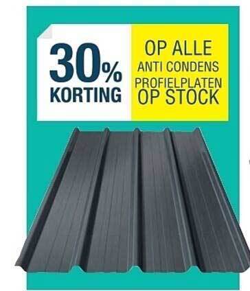 Cevo Condens profielplaten op stock aanbieding