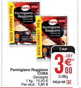 Cora Parmigiano reggiano aanbieding