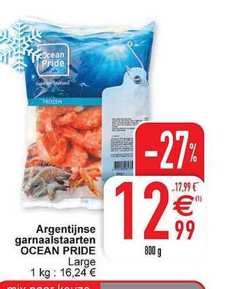 Cora Argentijnse garnaalstaarten ocean pride aanbieding