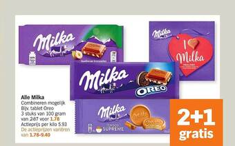 Albert Heijn Milka aanbieding