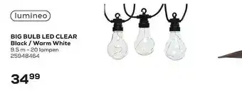 Supra Bazar Lumineo Big Bulb Led Clear aanbieding