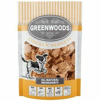 100g Nuggets Kip Greenwoods Hondensnacks