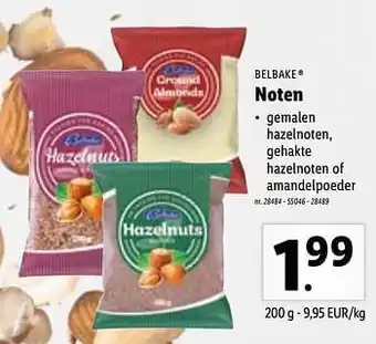 Lidl Noten 200g aanbieding