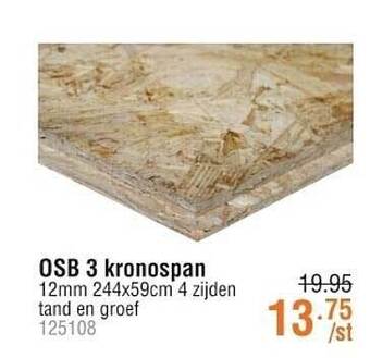 Cevo Osb 3 kronospan aanbieding
