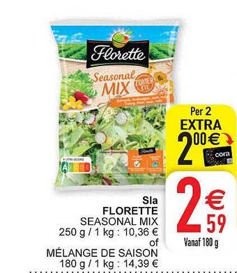 Cora Sla florette aanbieding