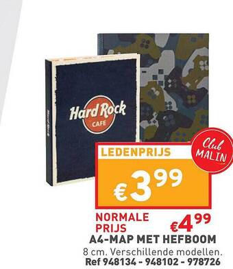 Trafic A4 map met hefboom aanbieding