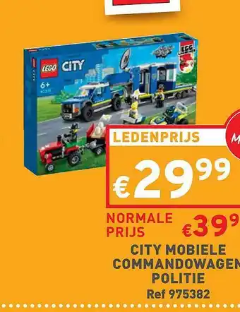 City mobiele commandwagen politie