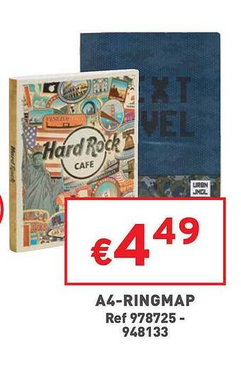 Trafic A4 ringmap aanbieding