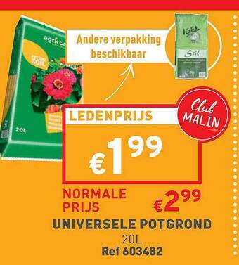 Universele potgrond