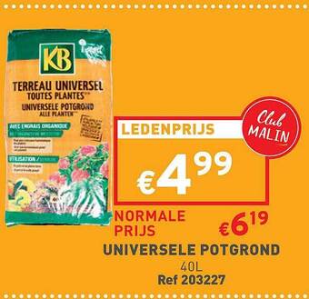 Universele potgrond