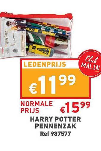 Trafic Harry potter pennenzak aanbieding