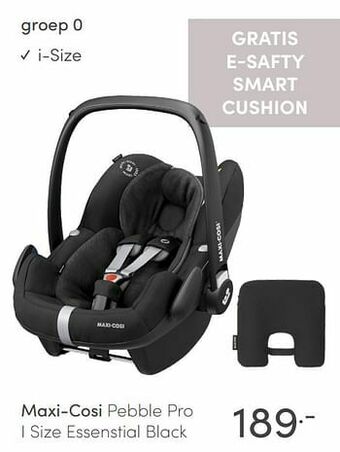 Baby & Tiener Maxi-cosi pebble pro i size essenstial black aanbieding
