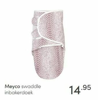 Baby & Tiener Meyco swaddle inbakerdoek aanbieding