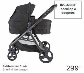 Baby & Tiener X adventure x-go 2-in-1 kinderwagen aanbieding