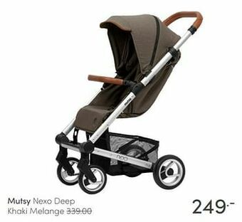 Baby & Tiener Mutsy nexo deep khaki melange aanbieding