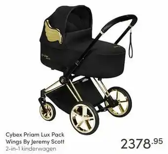 Baby & Tiener Cybex priam lux pack wings by jeremy scott 2-in-1 kinderwagen aanbieding