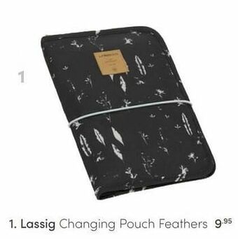 Baby & Tiener Lassig changing pouch feathers aanbieding