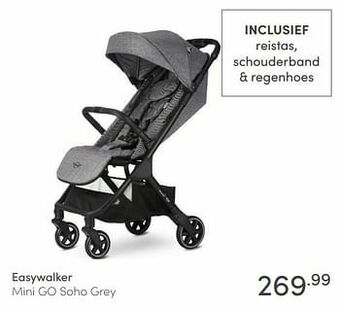 Baby & Tiener Easywalker mini go soho grey aanbieding