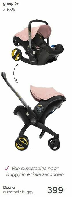 Baby & Tiener Doona autostoel - buggy aanbieding