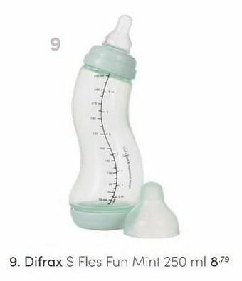 Baby & Tiener Difrax s fles fun mint aanbieding