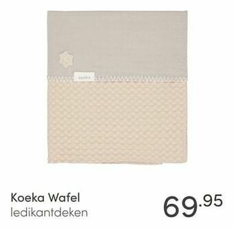 Baby & Tiener Koeka wafel ledikantdeken aanbieding