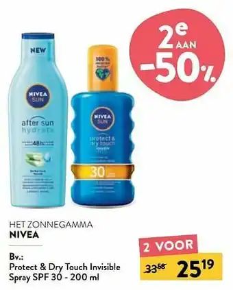 Di Protect + dry touch invisible spray spf 30 aanbieding