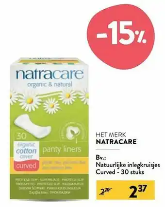Natuurlijke inlegkruisjes curved