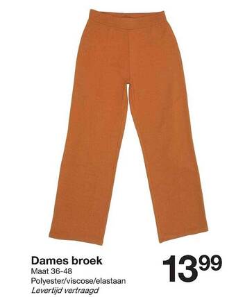 Zeeman Dames broek aanbieding